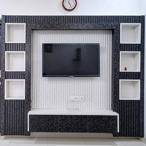 Fancy Tv Cabinet - High-quality Wood, Polished Finish | Modern Indian Style, Spacious Storage For All Media Accessories