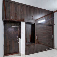 Brown Designer Wooden Wardrobe