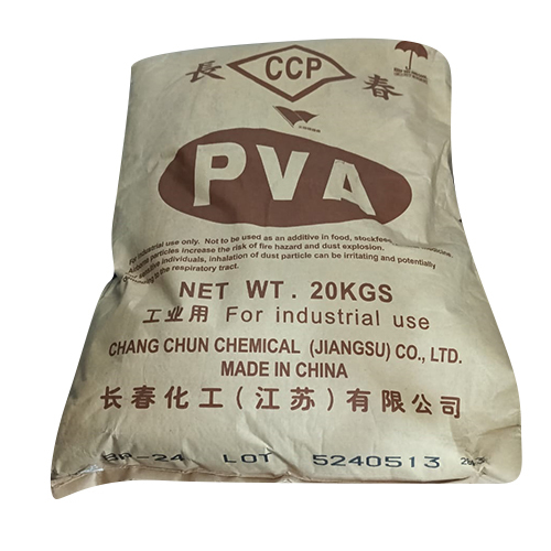 Poly Vinyl Alcohol - 20kg Industrial Grade White Powder | CAS No: 9002-89-5, 80-99% Purity, Excellent Film-Forming and Adhesive Properties
