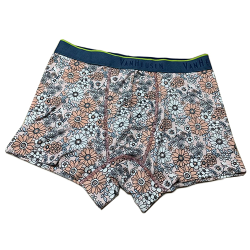 Floral Print Trunks Polyester With Elasticated Waist - Color: Multicolour