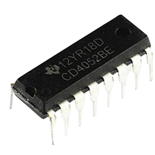 CD4049UBE Integrated Circuit - Black, Variable Output for Memory, Processor, Microcontroller Applications | Ideal for Electronics Projects