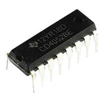 Cd4049ube Integrated Circuit - Black, Variable Output For Memory, Processor, Microcontroller Applications | Ideal For Electronics Projects