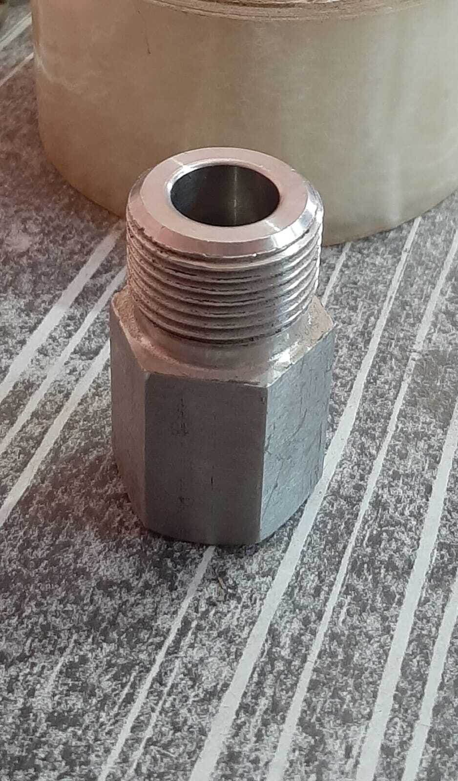 Flow Control Valve - Mild Steel, 2 Inches Length, Polished Silver Finish | 150 Grams Load Capacity, Customized For Industrial And Hardware Applications