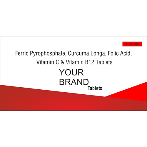 Ferric Pyrophosphate Curcuma Longa Folic Acid Vitamin C And Vitamin B12 Tablets