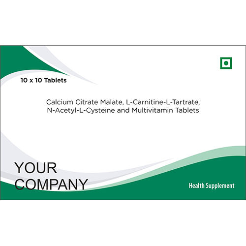 Calcium Malate L-Carnitine L-Tartrate N-Acetyl L-Cysteine And Multivitamin Tablets - Drug Type: General Medicines