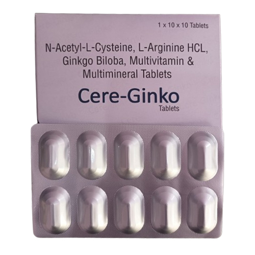 N Acetyl LCysteine L Arginine HCL Ginkgo Biloba Multivitamin And Multimineral Tablets