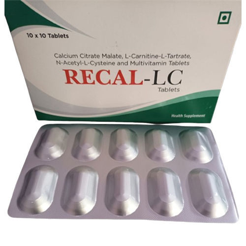 Calcium Malate L Carnite L Tartarte Multivitamin Tablets - Drug Type: General Medicines