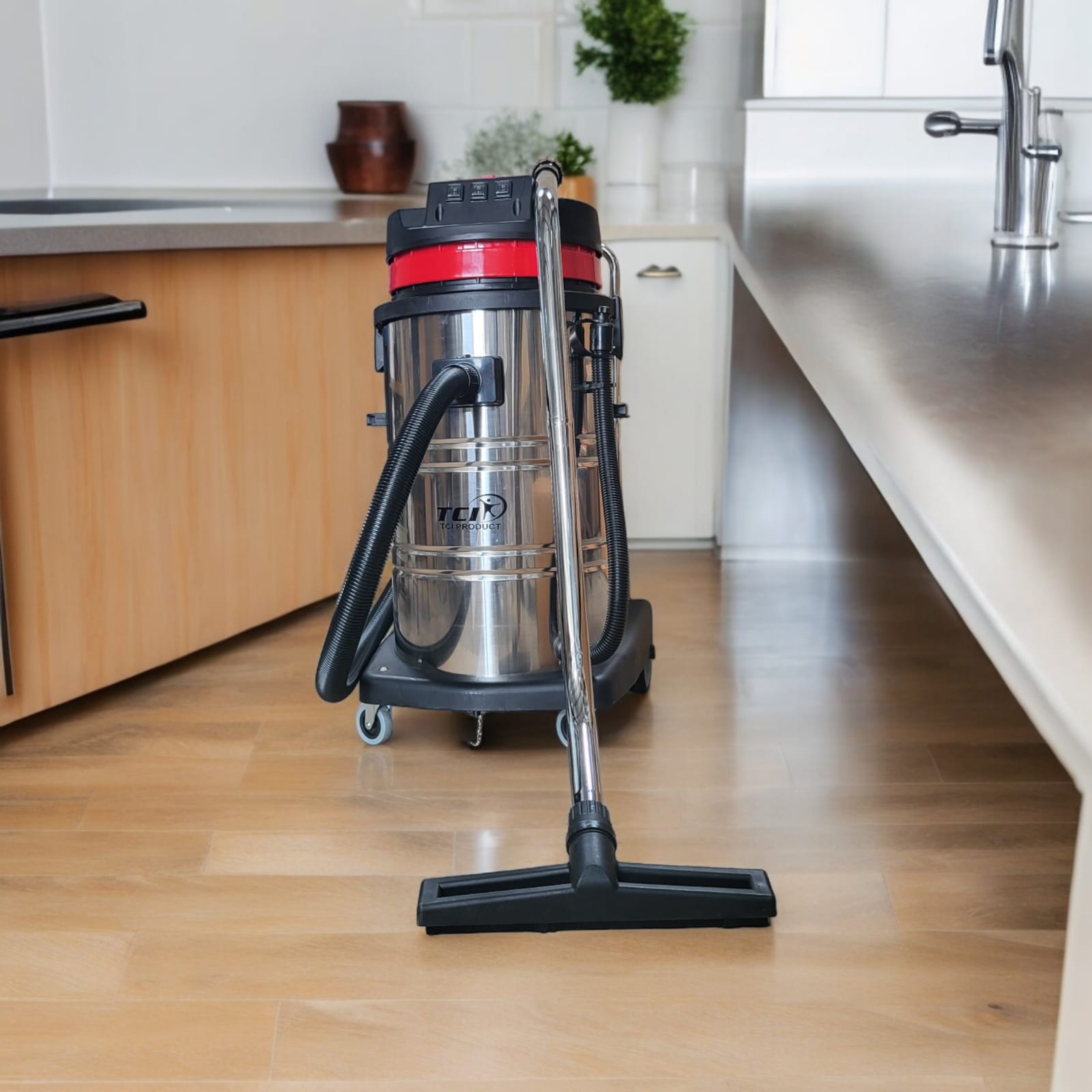 TCI VC 60 (2) Wet & Dry Vacuum Cleaner Single Phase