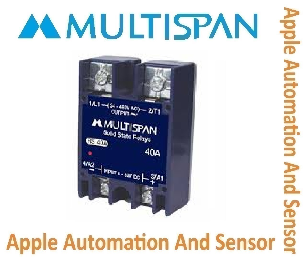 Rs-50a Multispan Ssr - Double Display Universal Input Pid Controller, 4+4 Digit, Dual Relay Functionality, 1-year Warranty