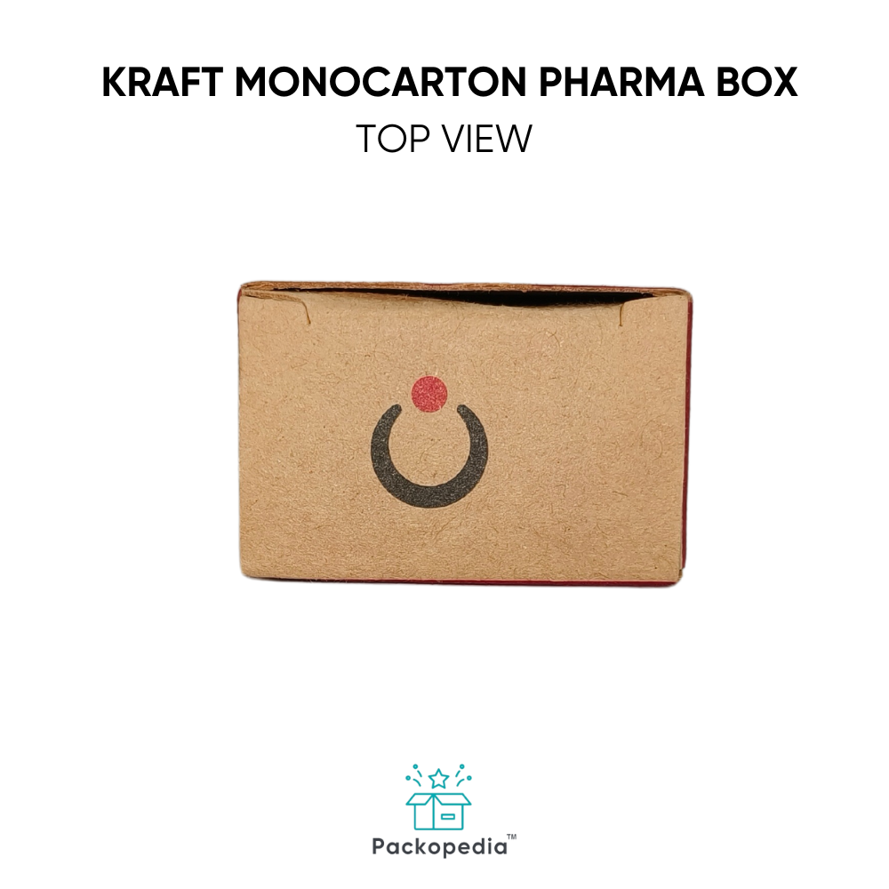 Kraft Mono carton Pharma Box