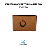 Kraft Mono carton Pharma Box