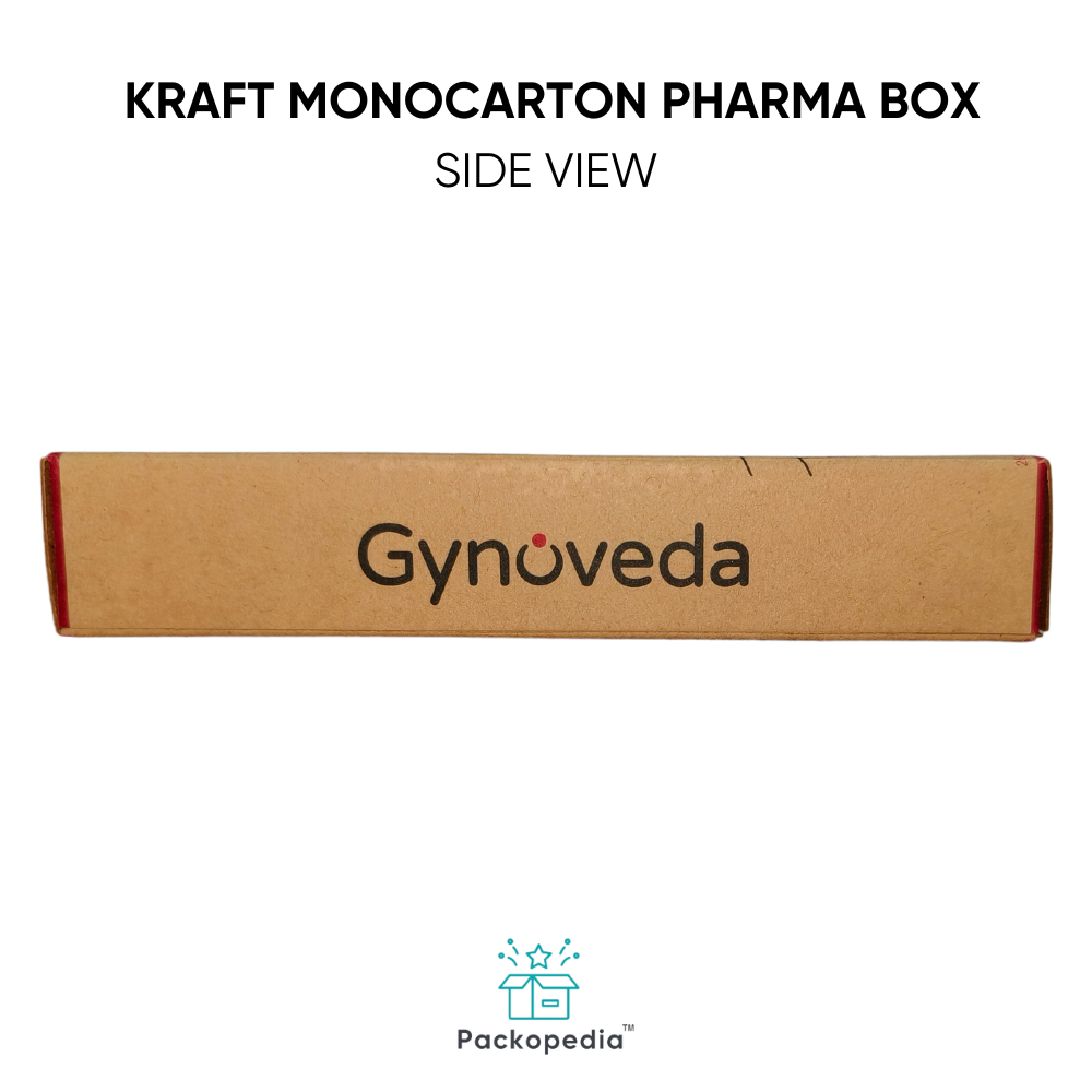 Kraft Mono carton Pharma Box