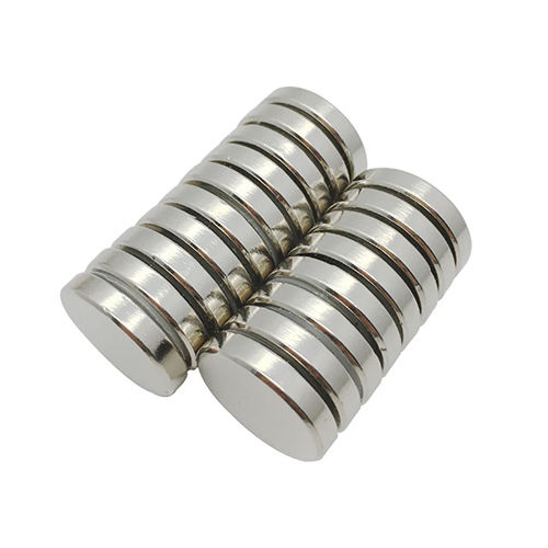 23 X 6Mm Neodymium Disc Magnets - Color: Silver