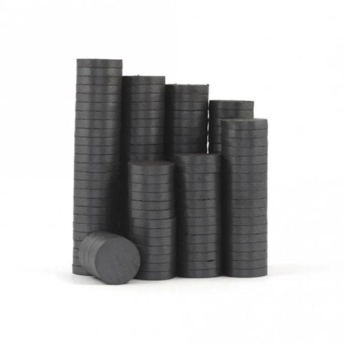 15 X 3Mm Ferrite Disc Magnets - Color: Black