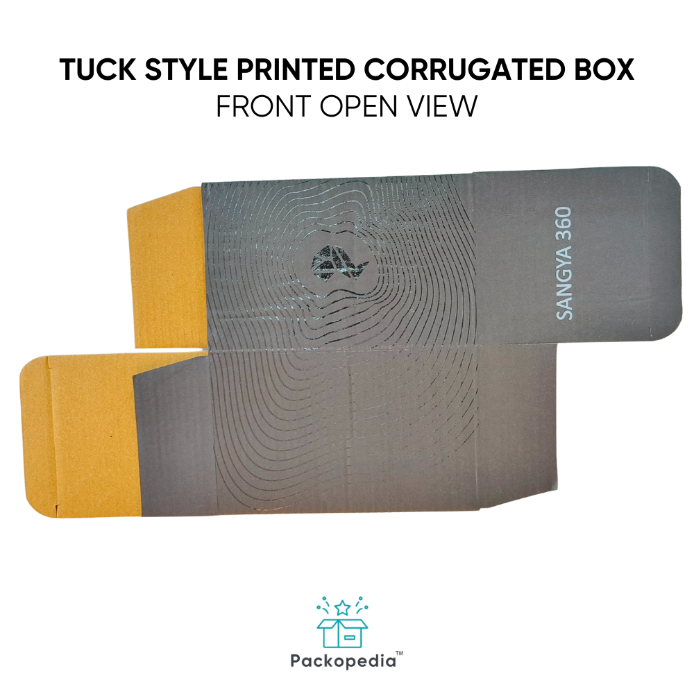 Tuck Style Printed Corrugated Packaging Cardboard Box