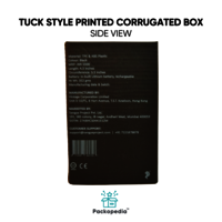 Tuck Style Printed Corrugated Packaging Cardboard Box