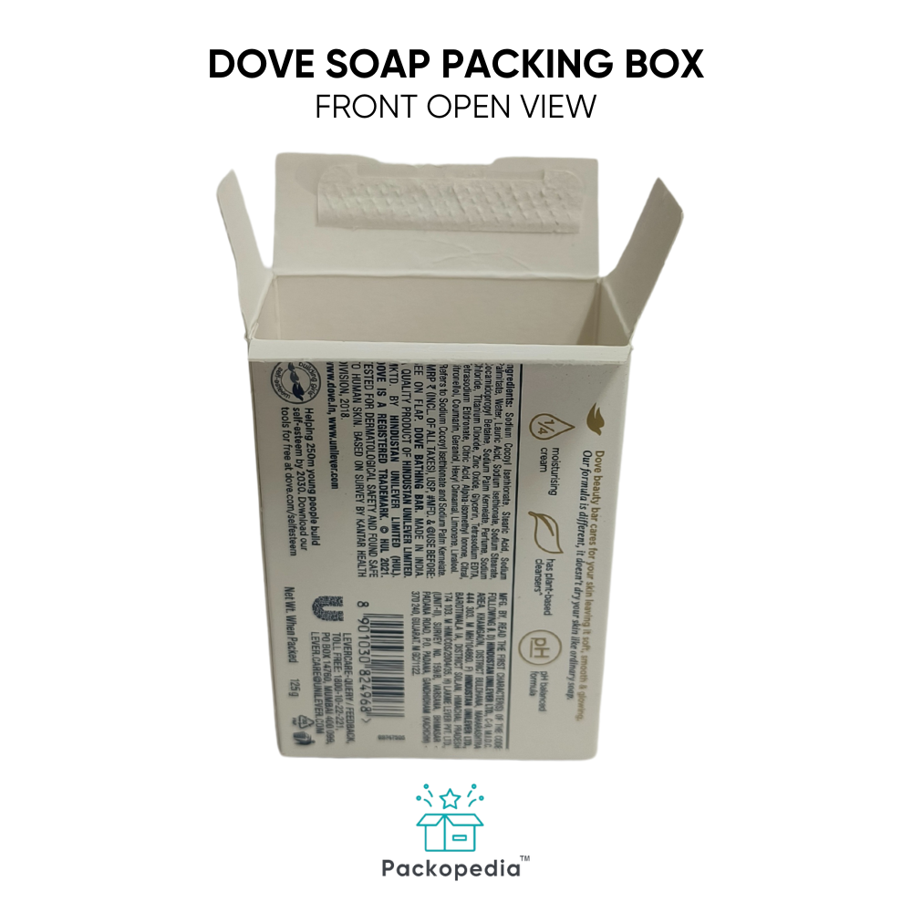 Dove Soap Packaging Box With Multicolor Printing - Color: Multicolour