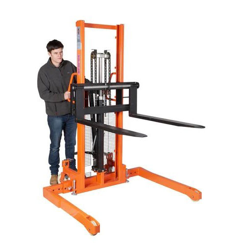 Waide lege manual semi electrical stacker