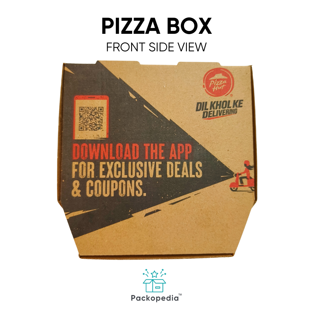 3ply Corrugated Pizza Box - 8x8x1.5 Inches Multicolor Customization Options With Durable Design & Eco-friendly Materials