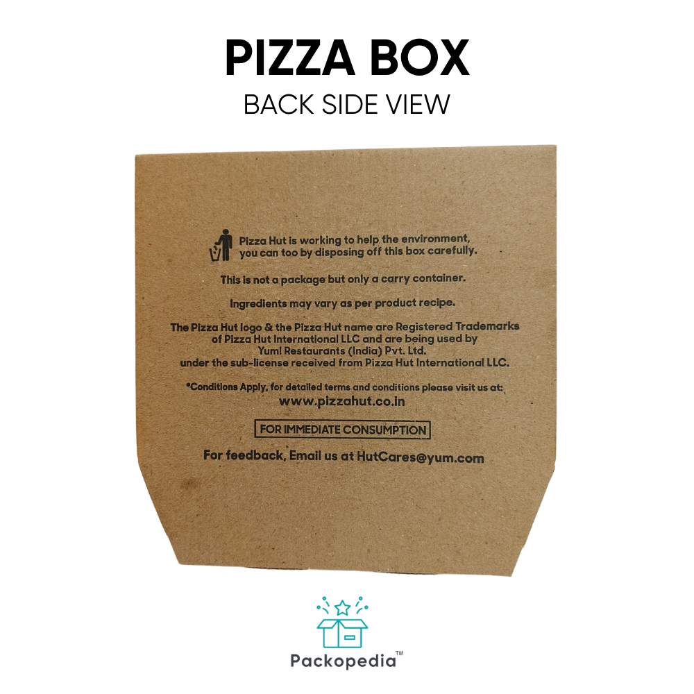 3ply Corrugated Pizza Box - 8x8x1.5 Inches Multicolor Customization Options With Durable Design & Eco-friendly Materials