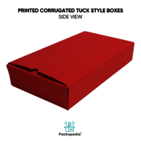 Printed 3 Ply Corrugated E-Flute Tuck Style Carton Boxes