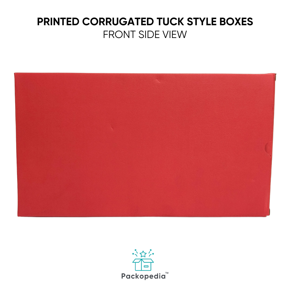 Printed 3 Ply Corrugated E-Flute Tuck Style Carton Boxes