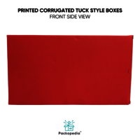 Printed 3 Ply Corrugated E-Flute Tuck Style Carton Boxes