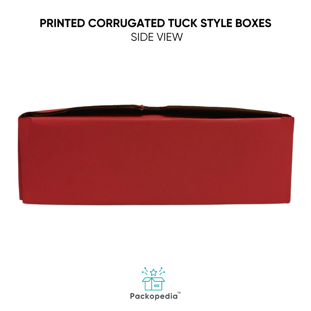 Printed 3 Ply Corrugated E-Flute Tuck Style Carton Boxes