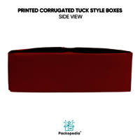 Printed 3 Ply Corrugated E-Flute Tuck Style Carton Boxes