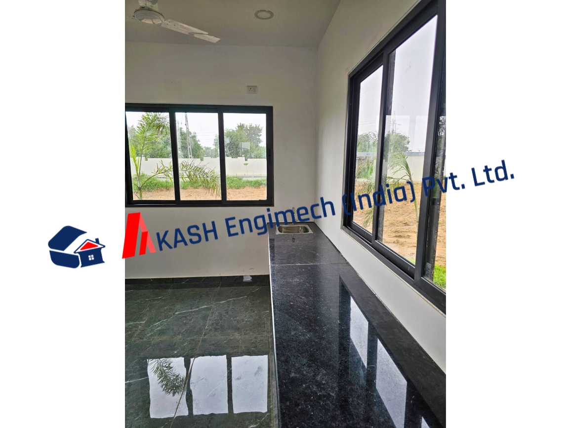 Portable Cafe Container - Door Material: Aluminum Window