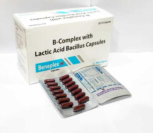 बी कॉम्प्लेक्स + लैक्टिक एसिड बैसिलस कैप्सूल