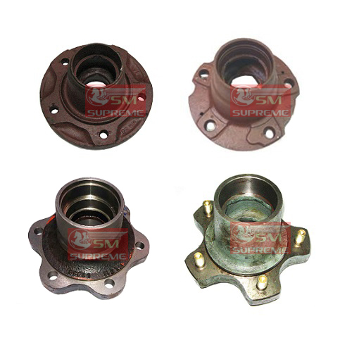 Automotive Front Axle Hubs - Color: Silver