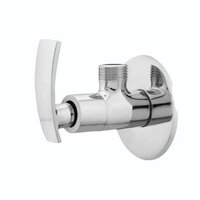 18 Mm Ss Polo Angle Cock - Stainless Steel, 18 Mm Size, Silver Color - Round Shape, Glossy Finish, Easy To Install And Operate