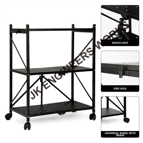 Mild Steel Industrial Storage Rack - Capacity: 100 Kg/Hr