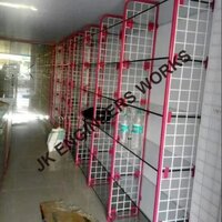 Garment Showroom Display Racks - Mild Steel, Heavy-duty Design | Rust-proof, Painted Surface, Customizable Sizes For Efficient Organization