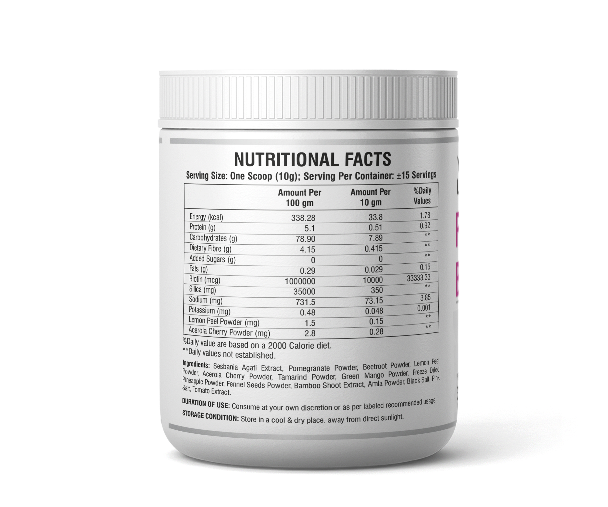 Natural Nutrition Supplements