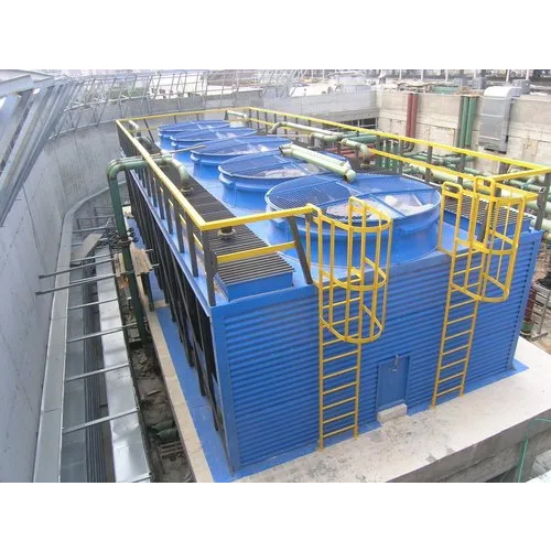 Cross Flow FRP Cooling Tower - Standard Size , New Electric Power Supply, Any Color, Industrial Usage
