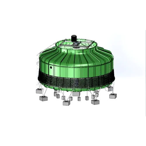 Round Cooling Tower - Color: Any Color