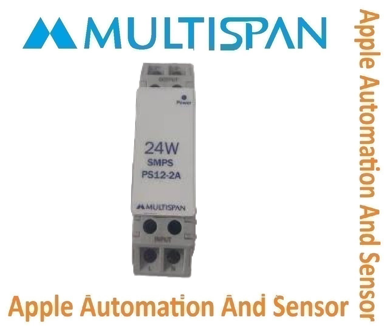 Ps12-8a Multispan Power Supply - Double Display Universal Input, Pid Controller, Dual Relay, 4+4 Digit, 1 Year Warranty, Versatile Application