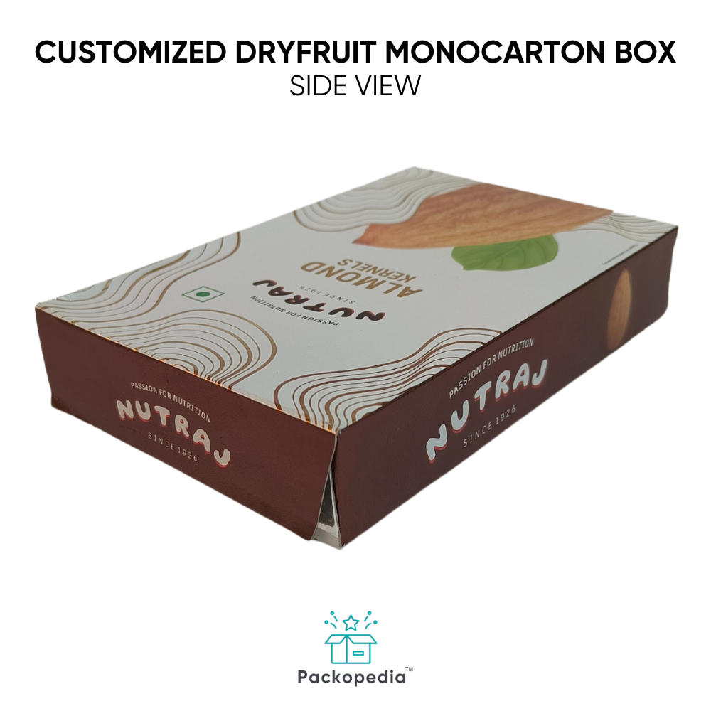 Customized Dryfruit Monocarton Box - Almonds