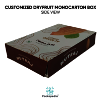 Customized Dryfruit Monocarton Box - Almonds