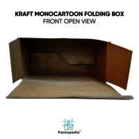 Kraft Monocartoon Folding Box