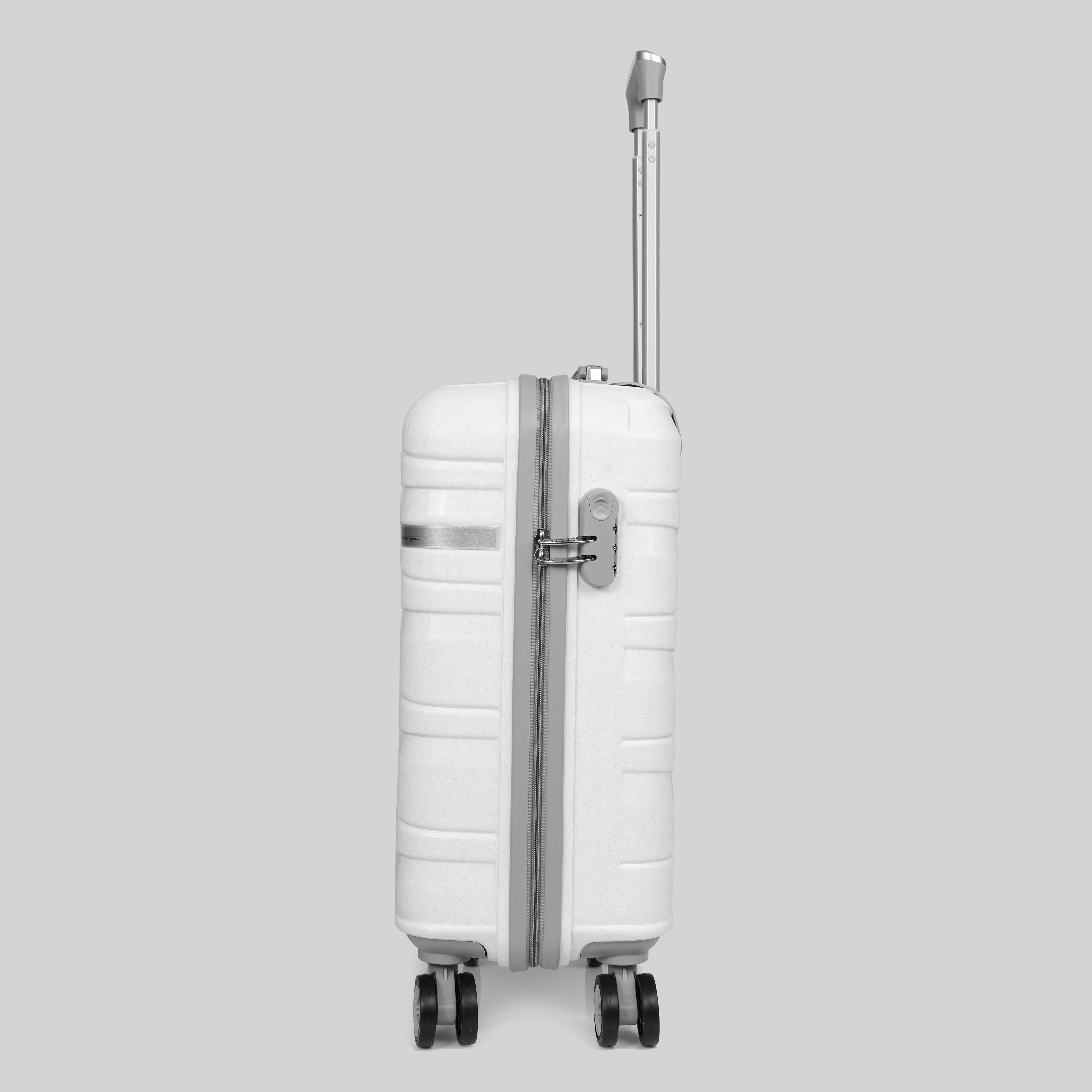 NKT 20inch White Trolley Bag