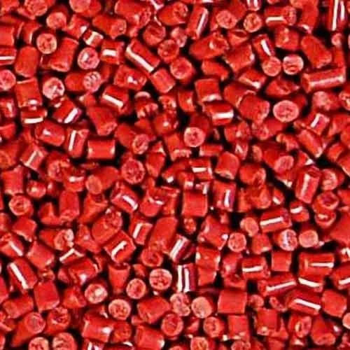 Polycarbonate Plastic Granules - Color: Red