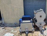 Automatic Wall Plastering Machine - Semi-automatic, 220 Volt Control System | 1 Year Warranty, Human Machine Interface, Versatile For Cement Walls