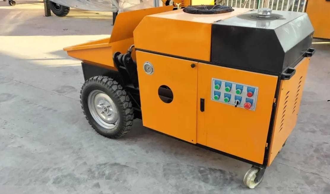 Automatic Wall Plastering Machine - Semi-automatic 220 Volt Control System | 1 Year Warranty Human Machine Interface Versatile For Cement Walls