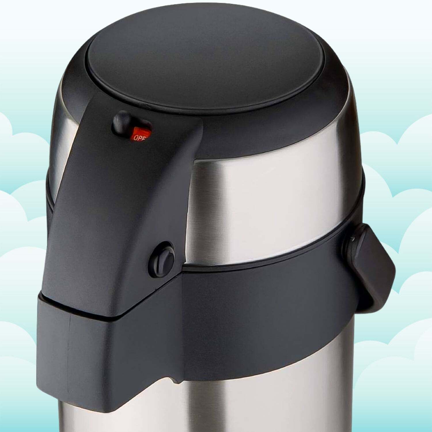 Beverage Dispenser Stainless Steel for Serving Tea and Coffee, Thermos steele