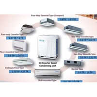 Voltas Vrf System - 5 Star Energy Efficient Cooling, 230v Electrical Power, R-134a Refrigerant, Sleek White Design, New Technology