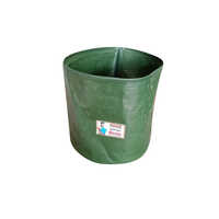 Organic Gardening Bag - High-quality Plastic, Sizes 9x9 To 20.5 Inch Diameter, Green Color, Offset Printing For Agriculture Use