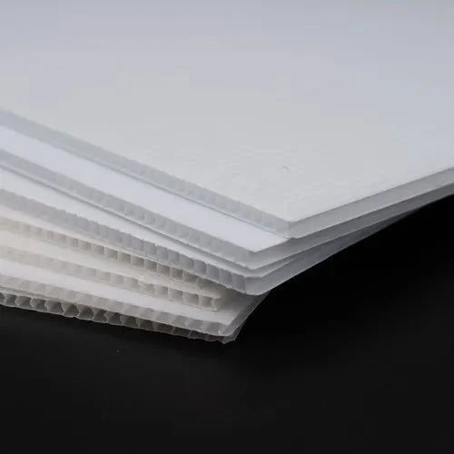 White Plastic Flooring Protection Sheet - Hardness: Rigid